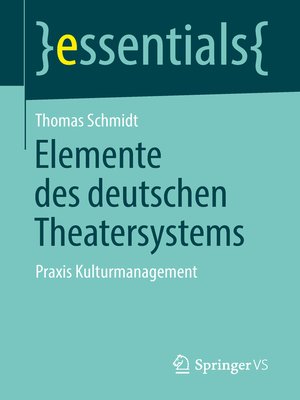 Elemente des deutschen Theatersystems - ebook